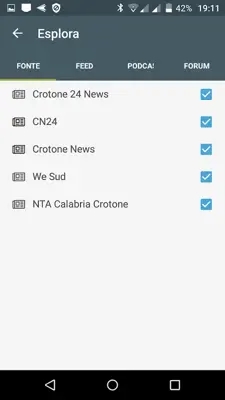 Crotone notizie gratis android App screenshot 1