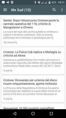 Crotone notizie gratis android App screenshot 3